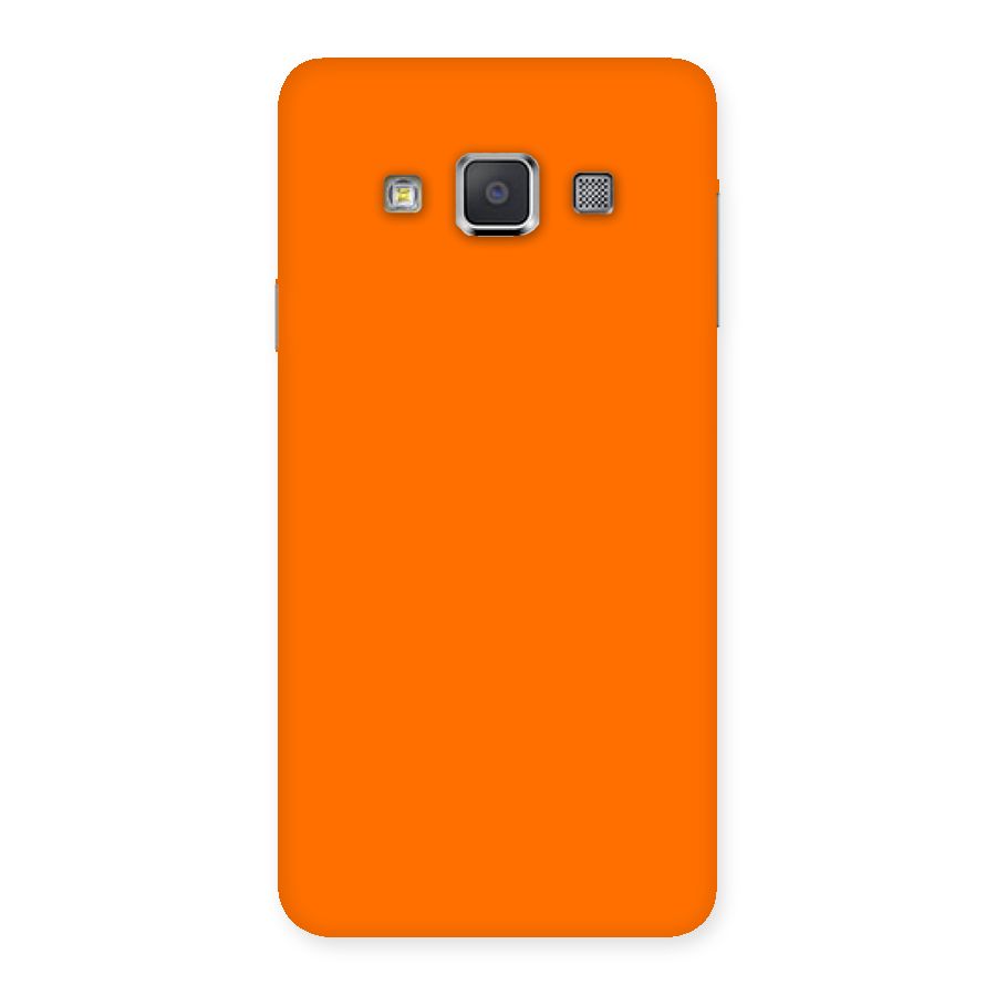 Mac Orange Back Case for Galaxy A3