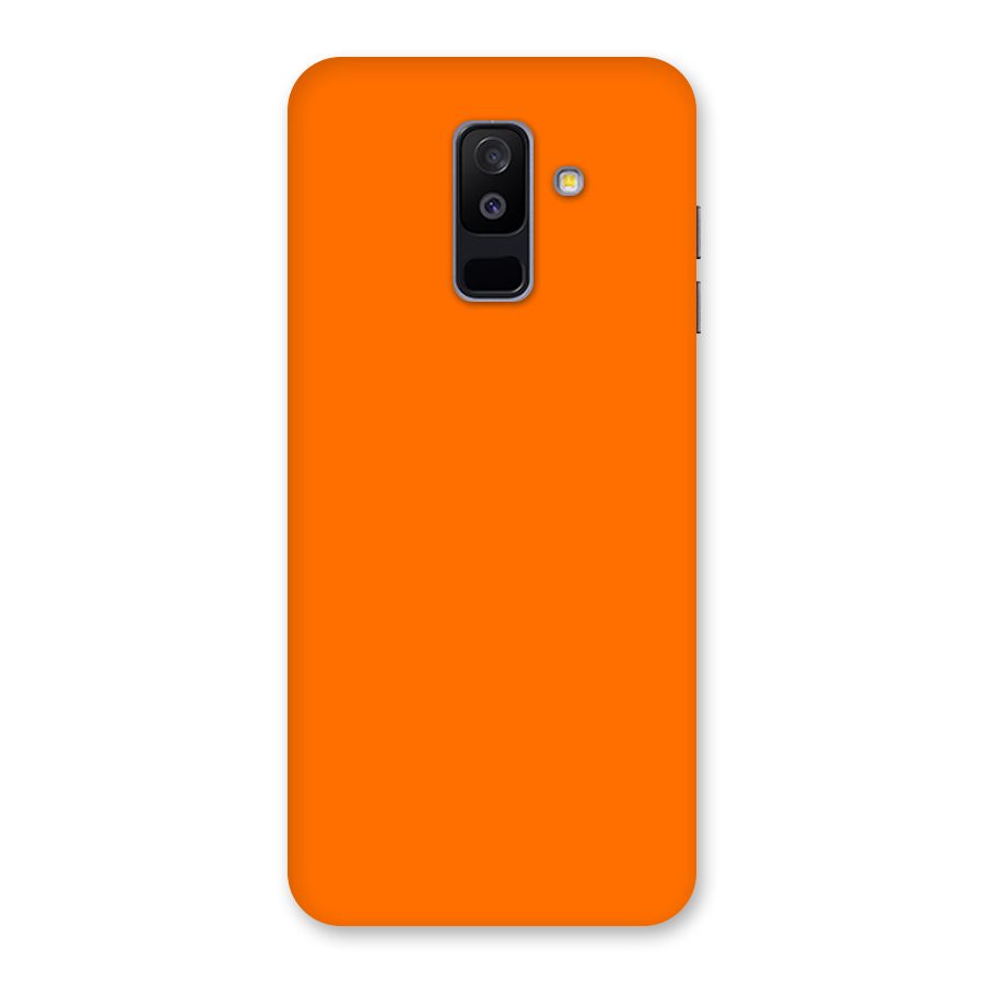 Mac Orange Back Case for Galaxy A6 Plus