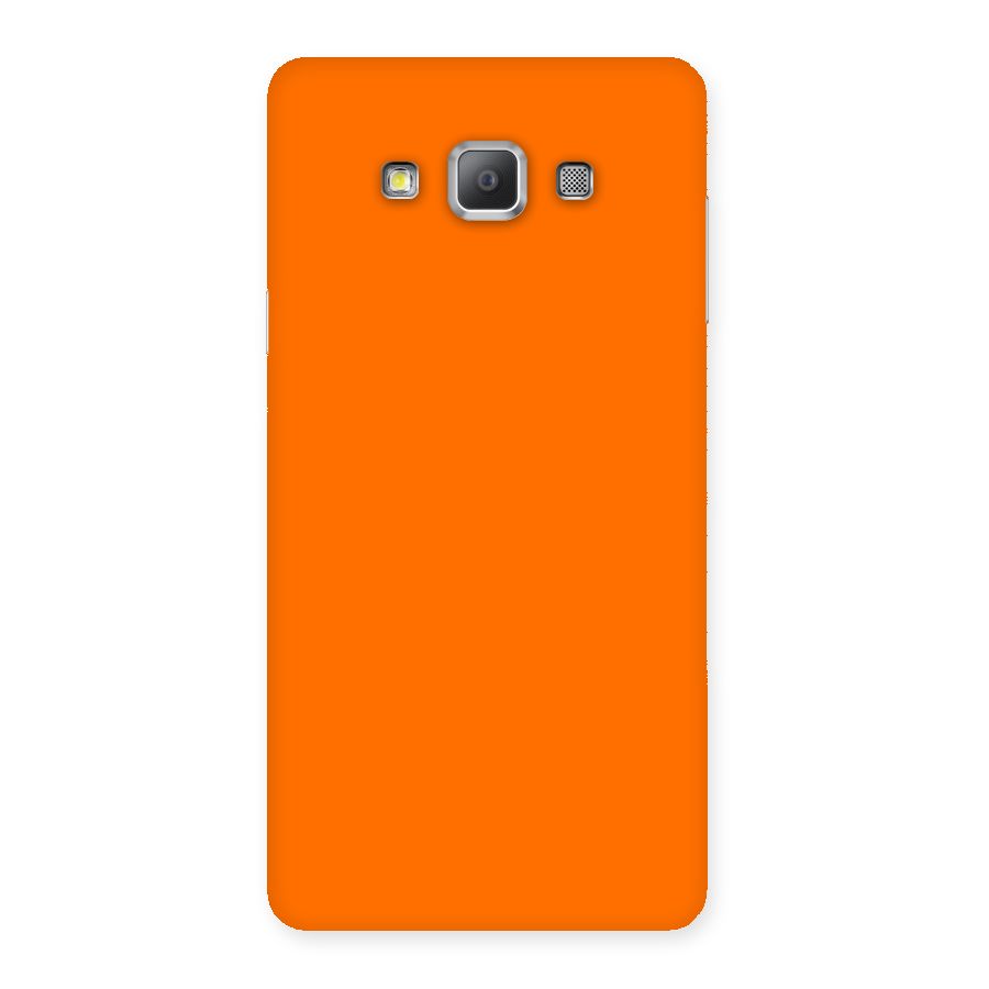 Mac Orange Back Case for Galaxy A7