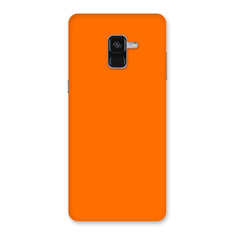 Mac Orange Back Case for Galaxy A8 Plus