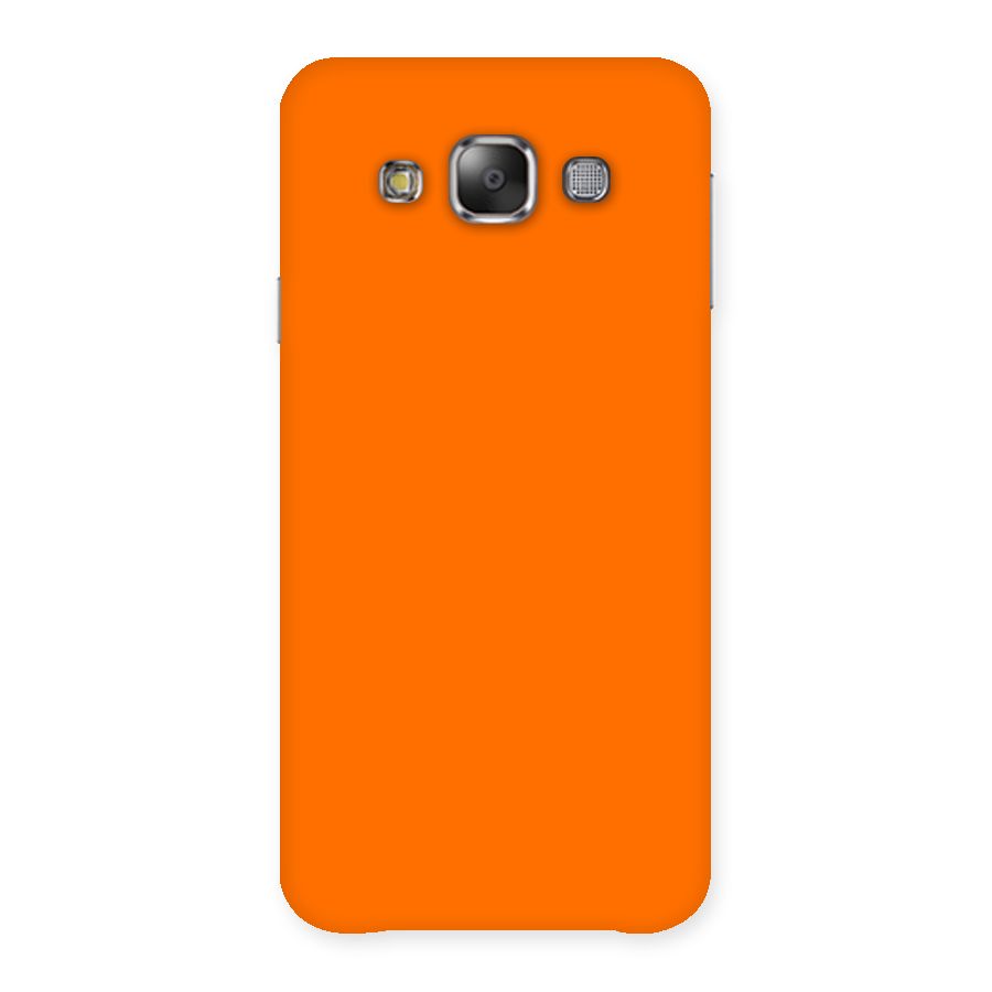 Mac Orange Back Case for Galaxy E7