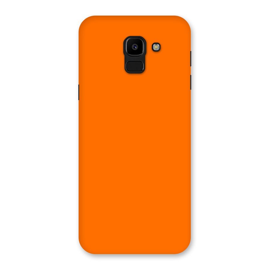 Mac Orange Back Case for Galaxy J6