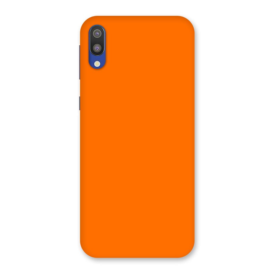 Mac Orange Back Case for Galaxy M10