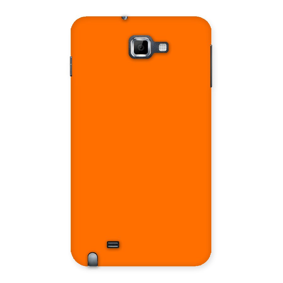 Mac Orange Back Case for Galaxy Note