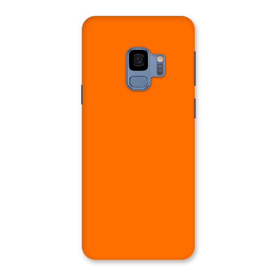 Mac Orange Back Case for Galaxy S9