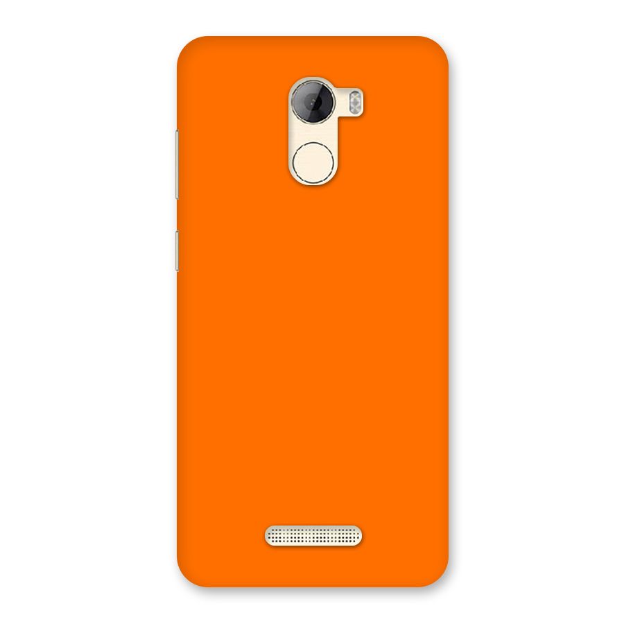 Mac Orange Back Case for Gionee A1 LIte