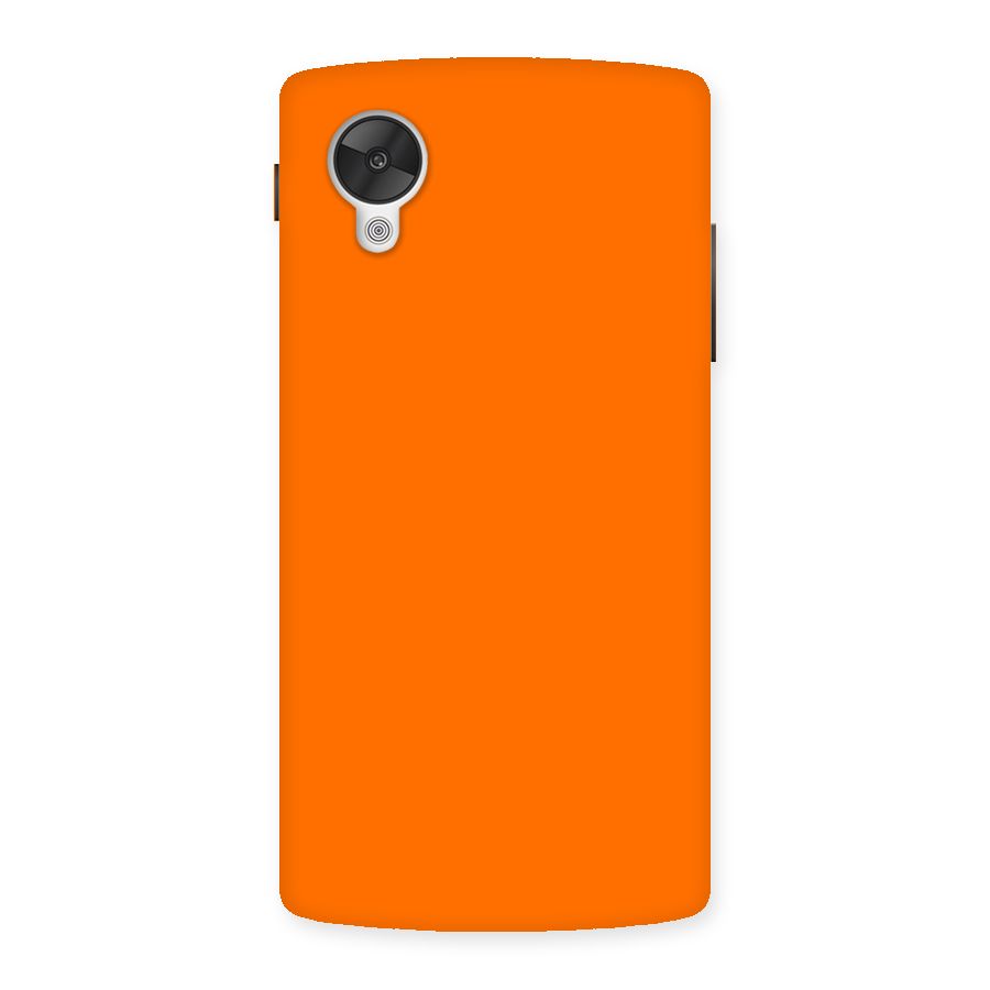 Mac Orange Back Case for Google Nexsus 5