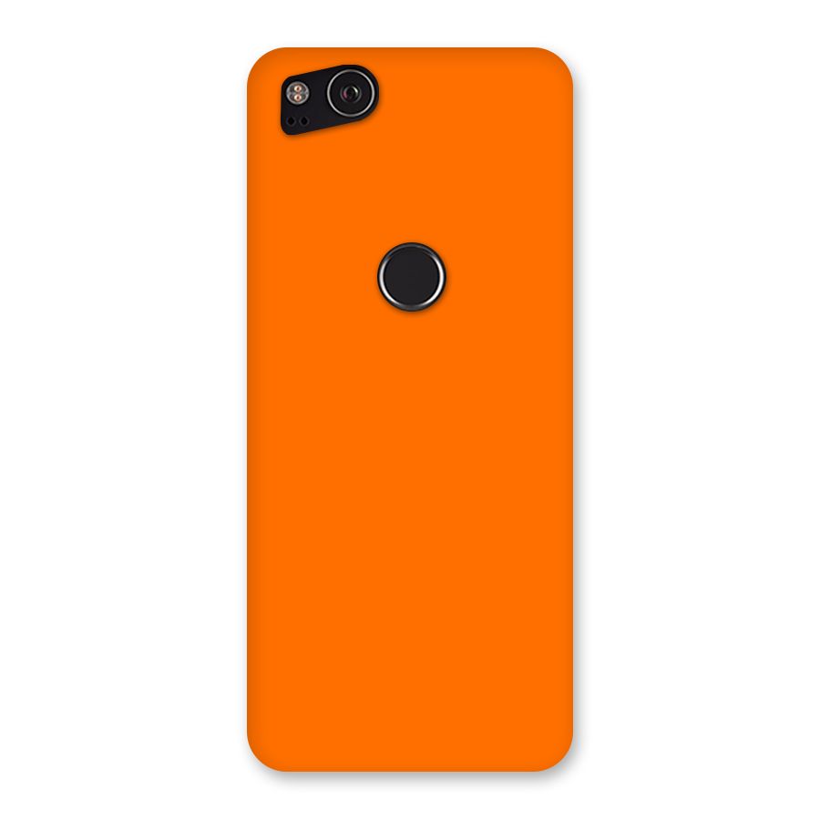 Mac Orange Back Case for Google Pixel 2