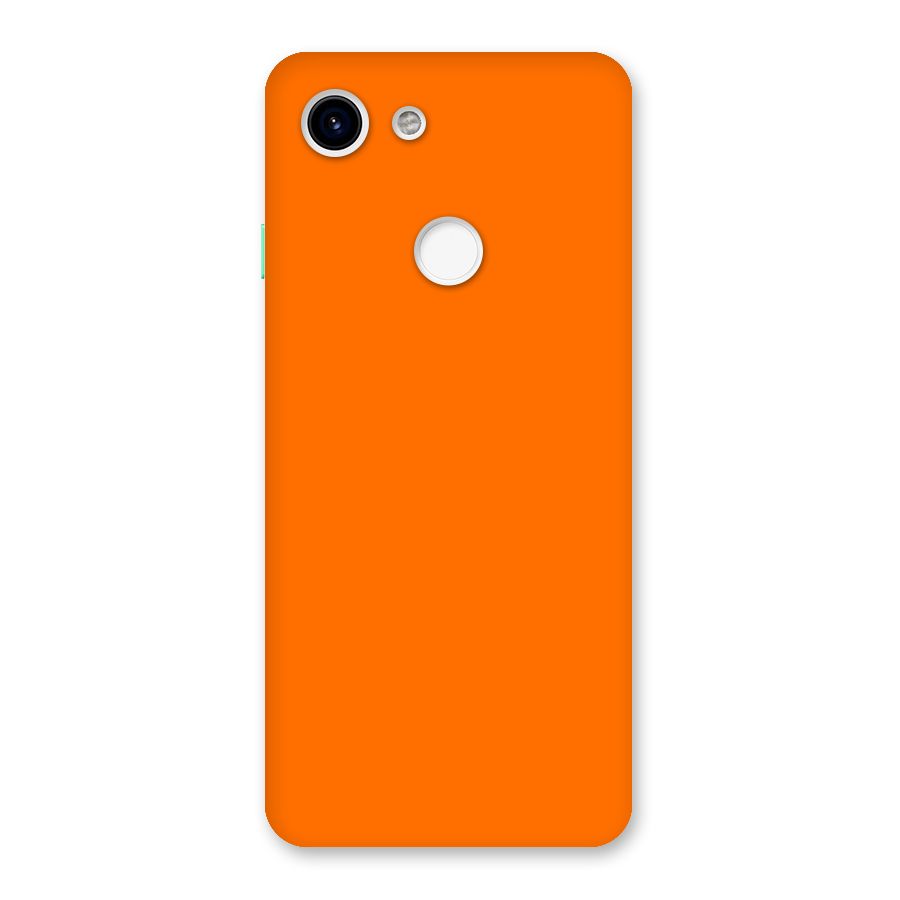 Mac Orange Back Case for Google Pixel 3