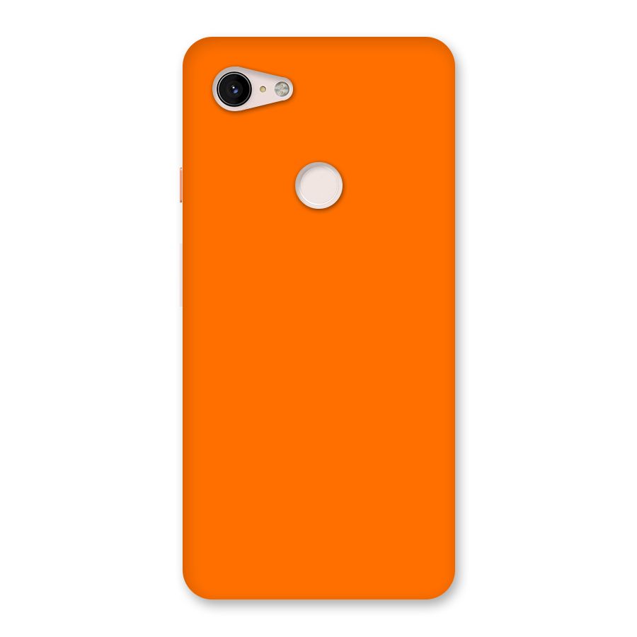 Mac Orange Back Case for Google Pixel 3 XL