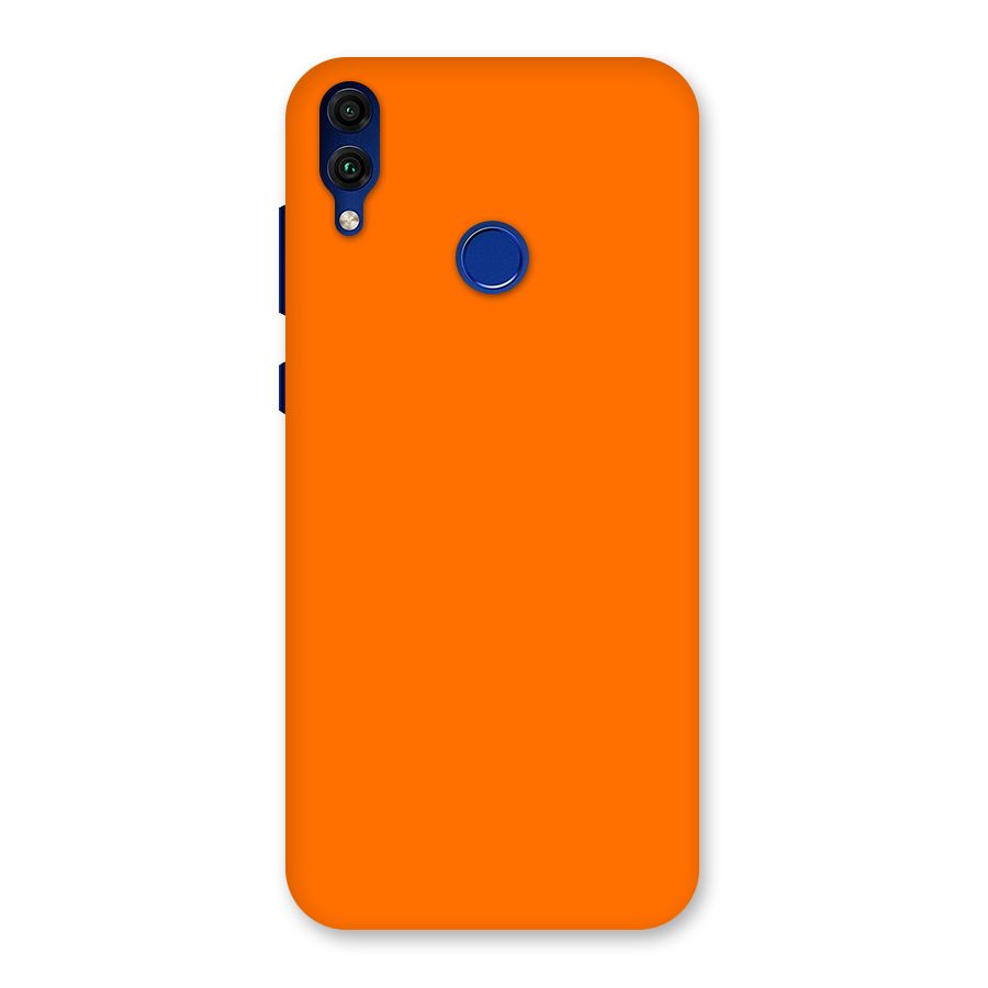 Mac Orange Back Case for Honor 8C