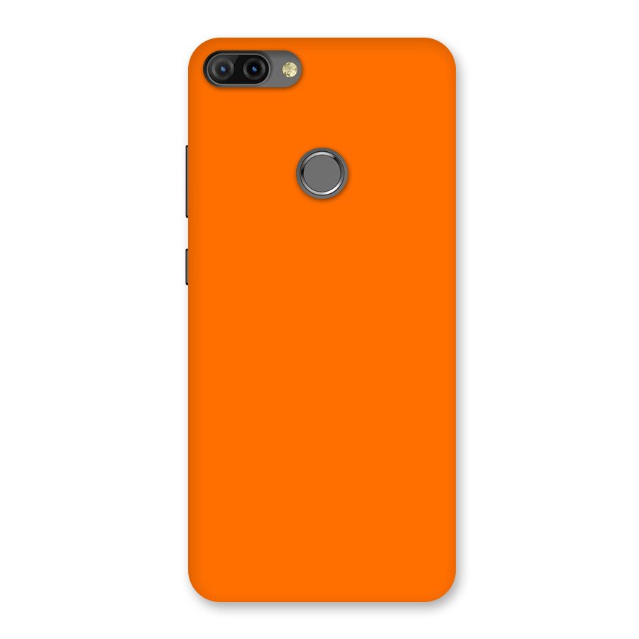 Mac Orange Back Case for Infinix Hot 6 Pro
