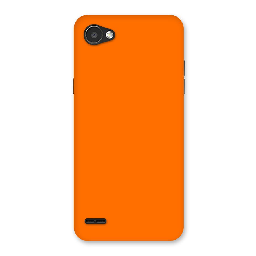Mac Orange Back Case for LG Q6