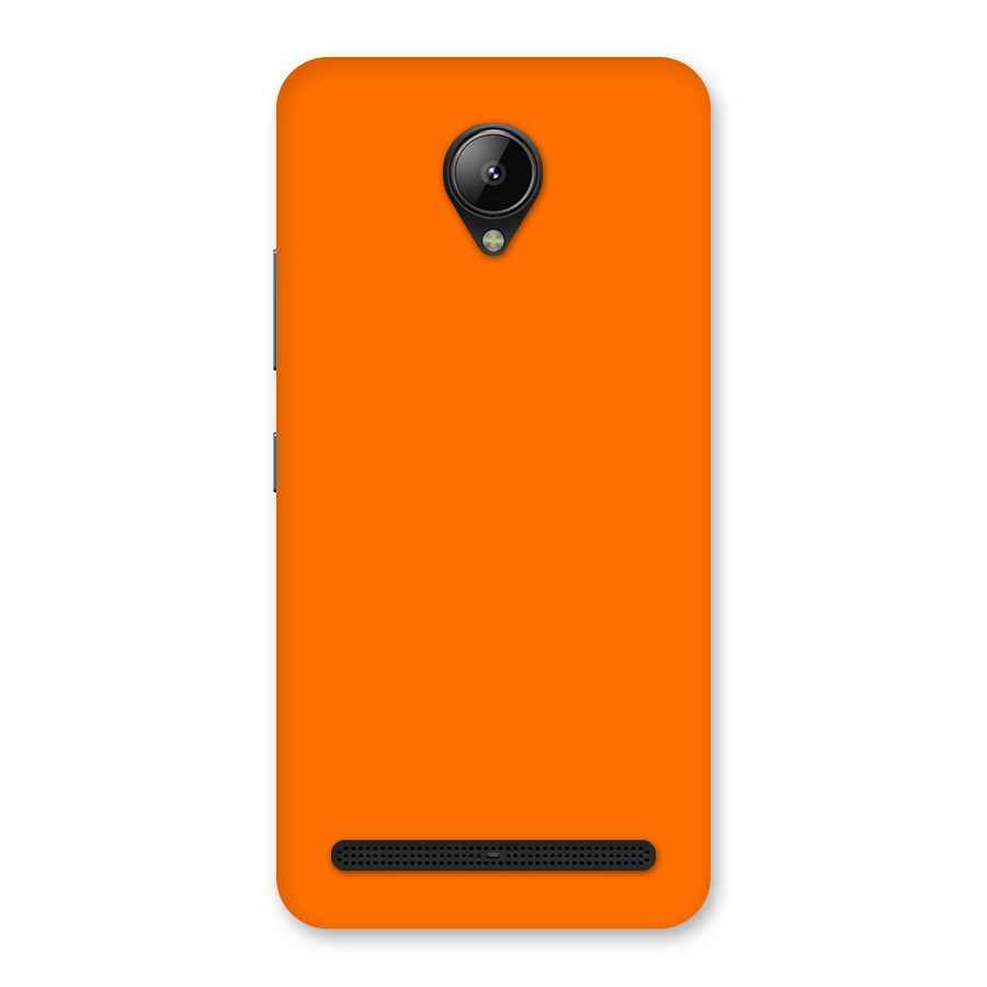 Mac Orange Back Case for Lenovo C2