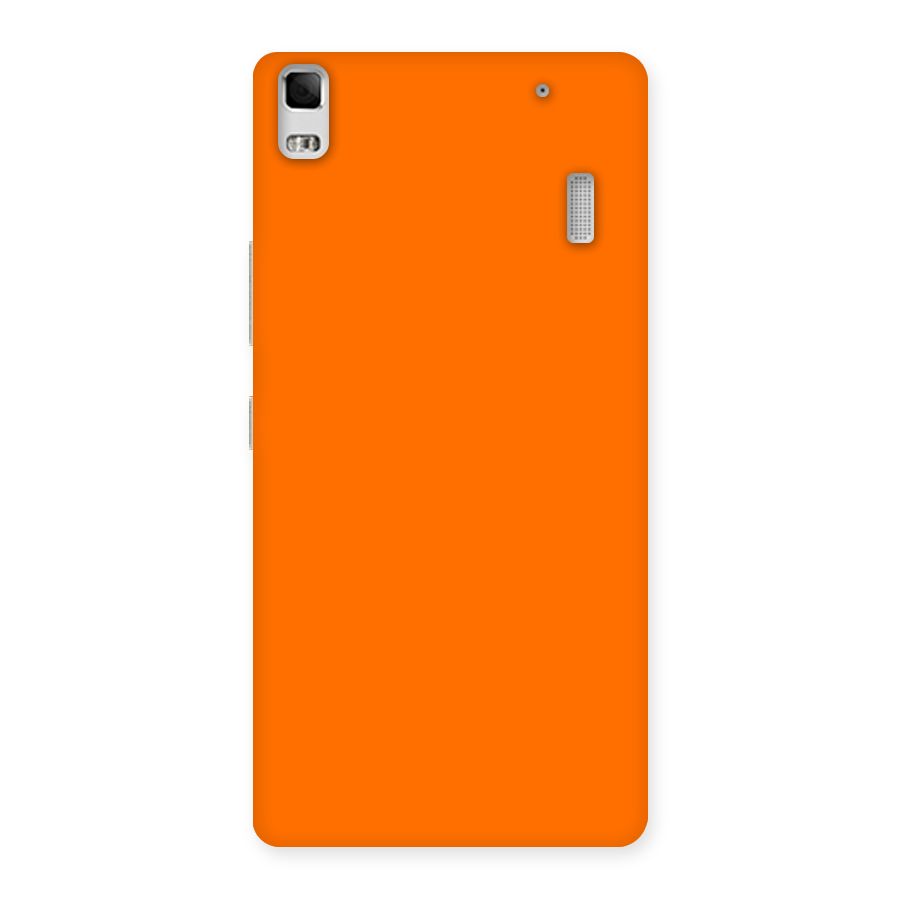Mac Orange Back Case for Lenovo K3 Note