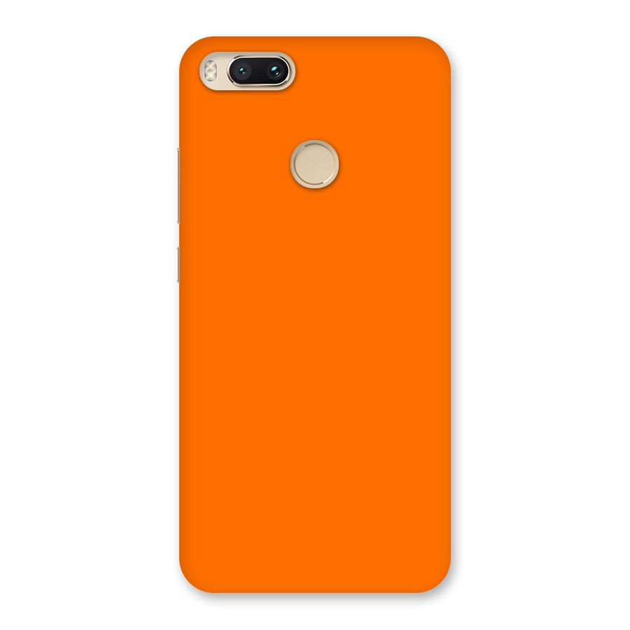 Mac Orange Back Case for Mi A1