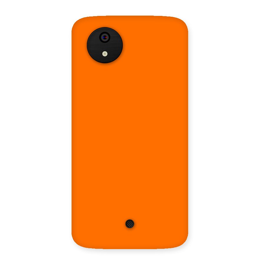 Mac Orange Back Case for Micromax Canvas A1
