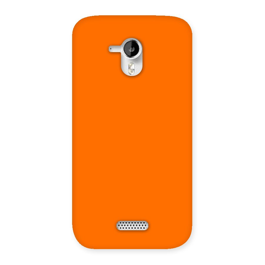 Mac Orange Back Case for Micromax Canvas HD A116