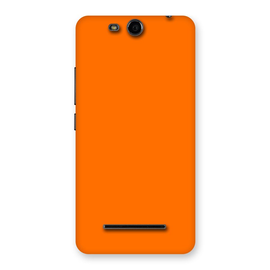 Mac Orange Back Case for Micromax Canvas Juice 3 Q392
