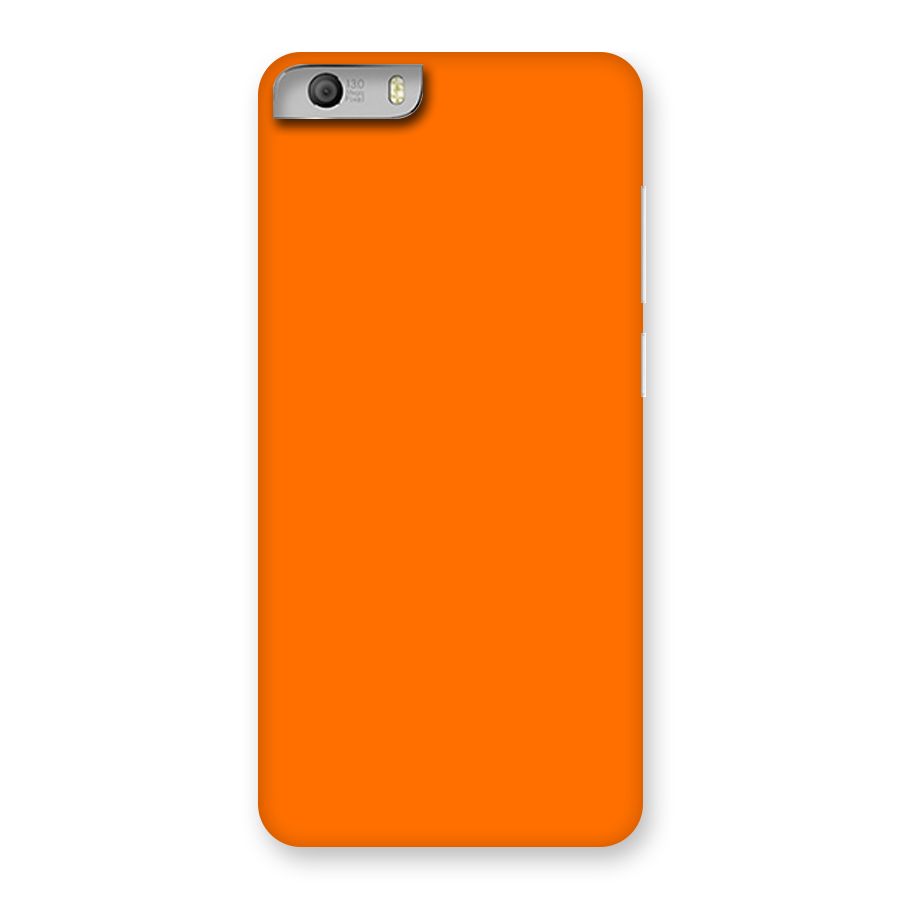 Mac Orange Back Case for Micromax Canvas Knight 2