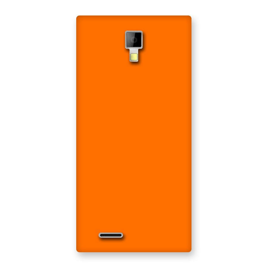 Mac Orange Back Case for Micromax Canvas Xpress A99