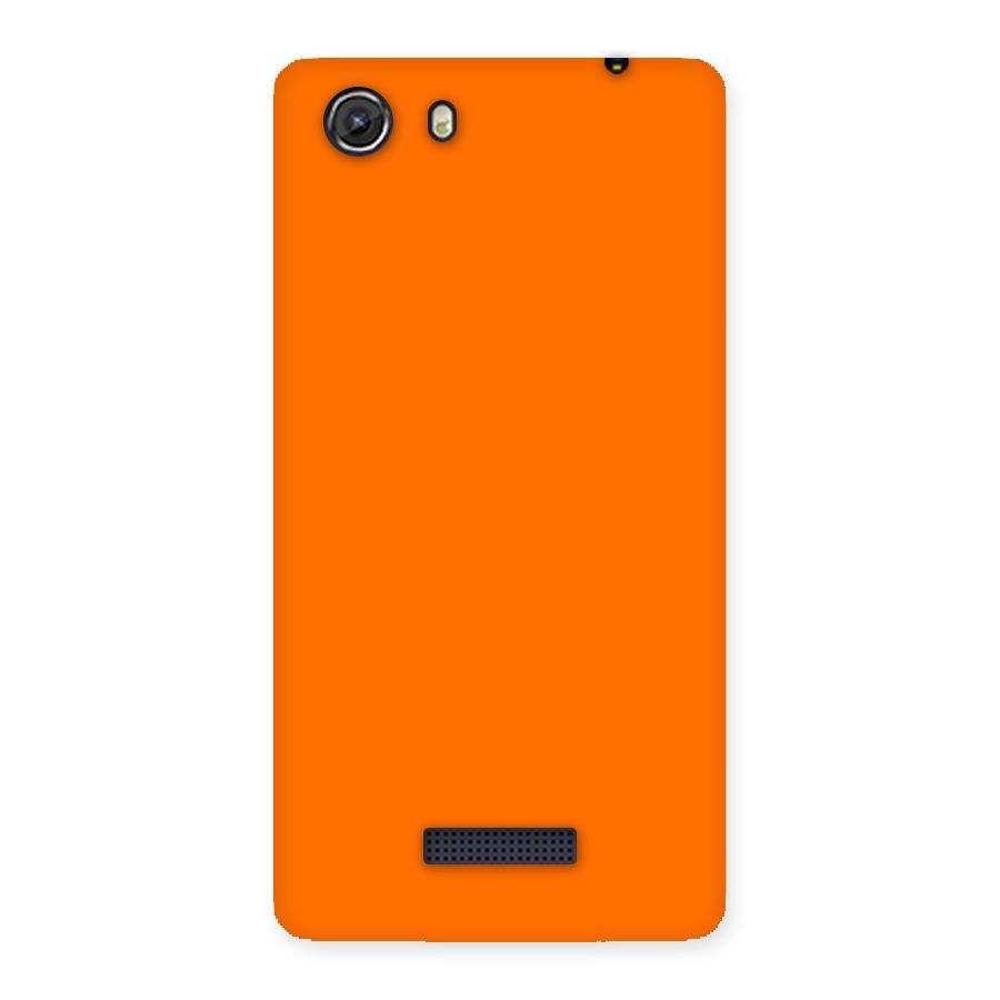 Mac Orange Back Case for Micromax Unite 3