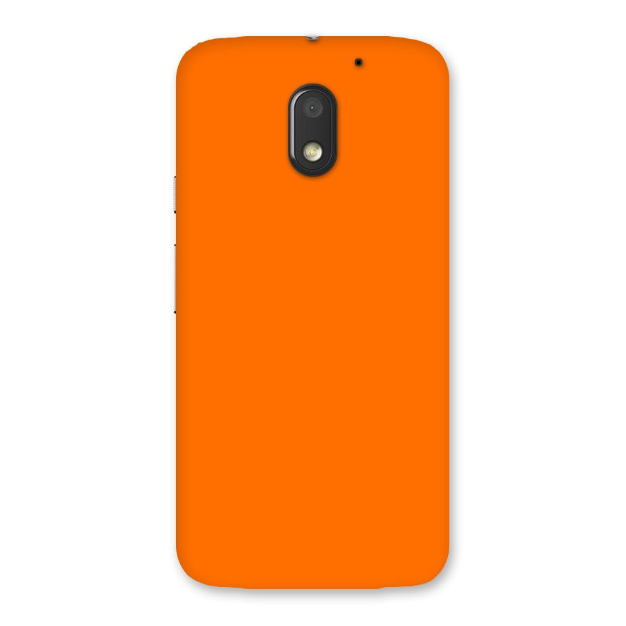Mac Orange Back Case for Moto E3 Power