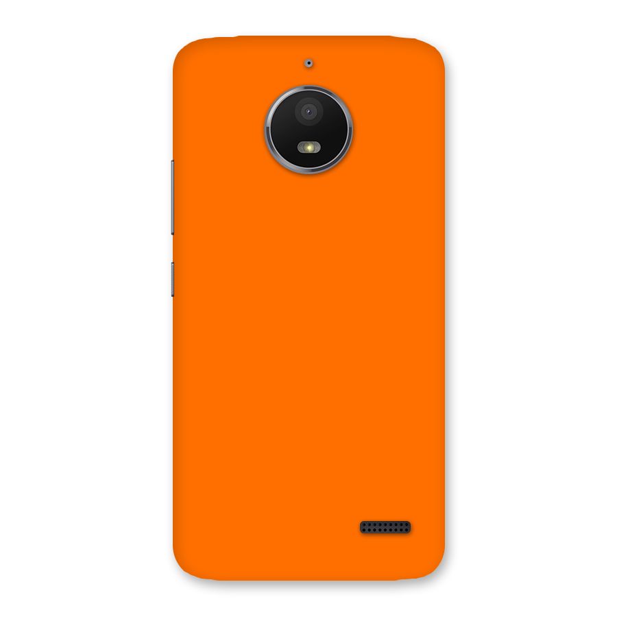 Mac Orange Back Case for Moto E4