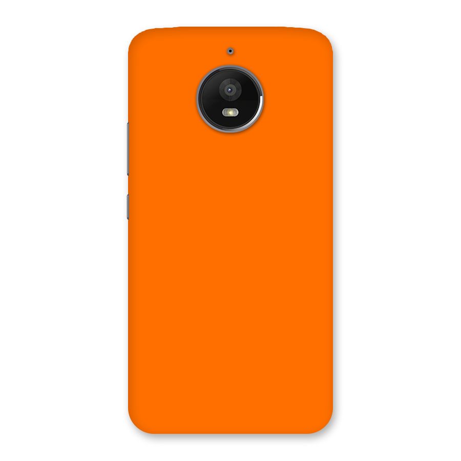 Mac Orange Back Case for Moto E4 Plus