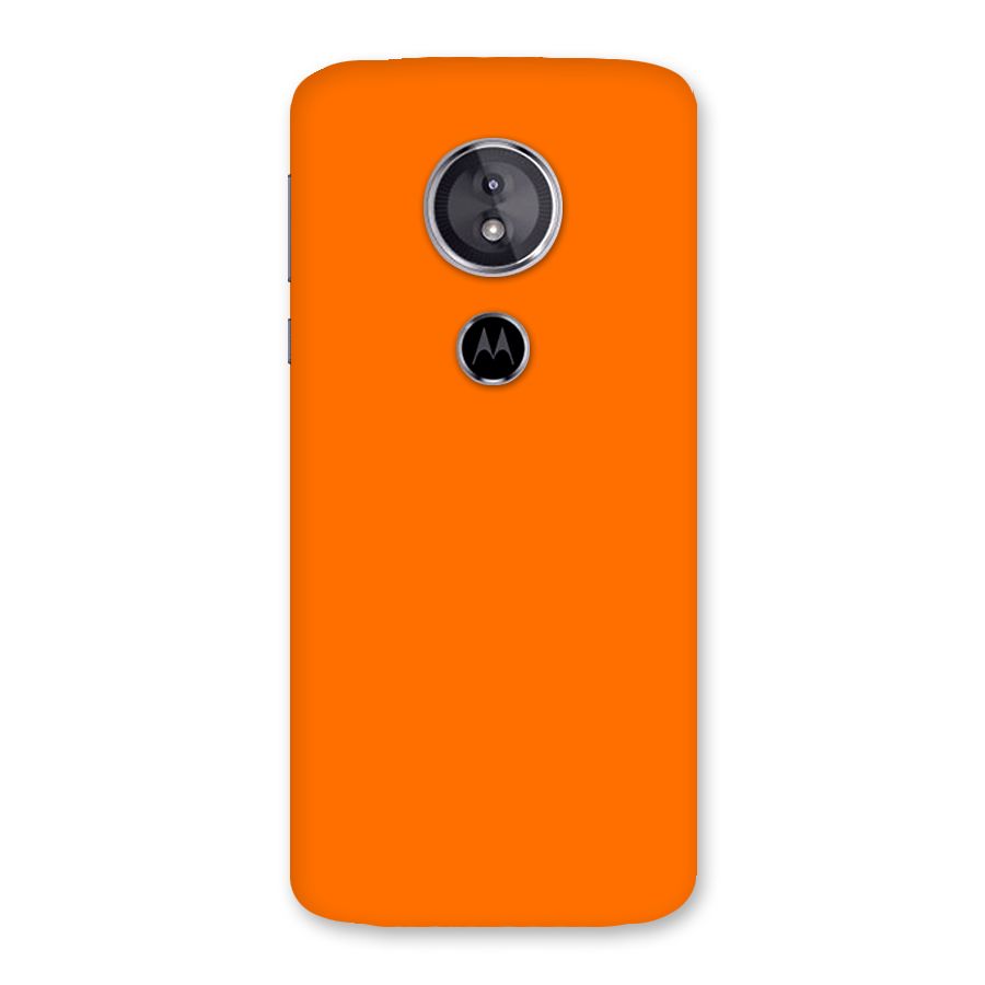 Mac Orange Back Case for Moto E5