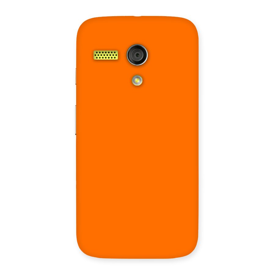 Mac Orange Back Case for Moto G