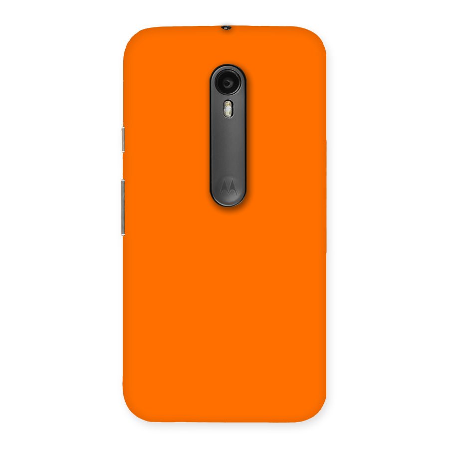 Mac Orange Back Case for Moto G3