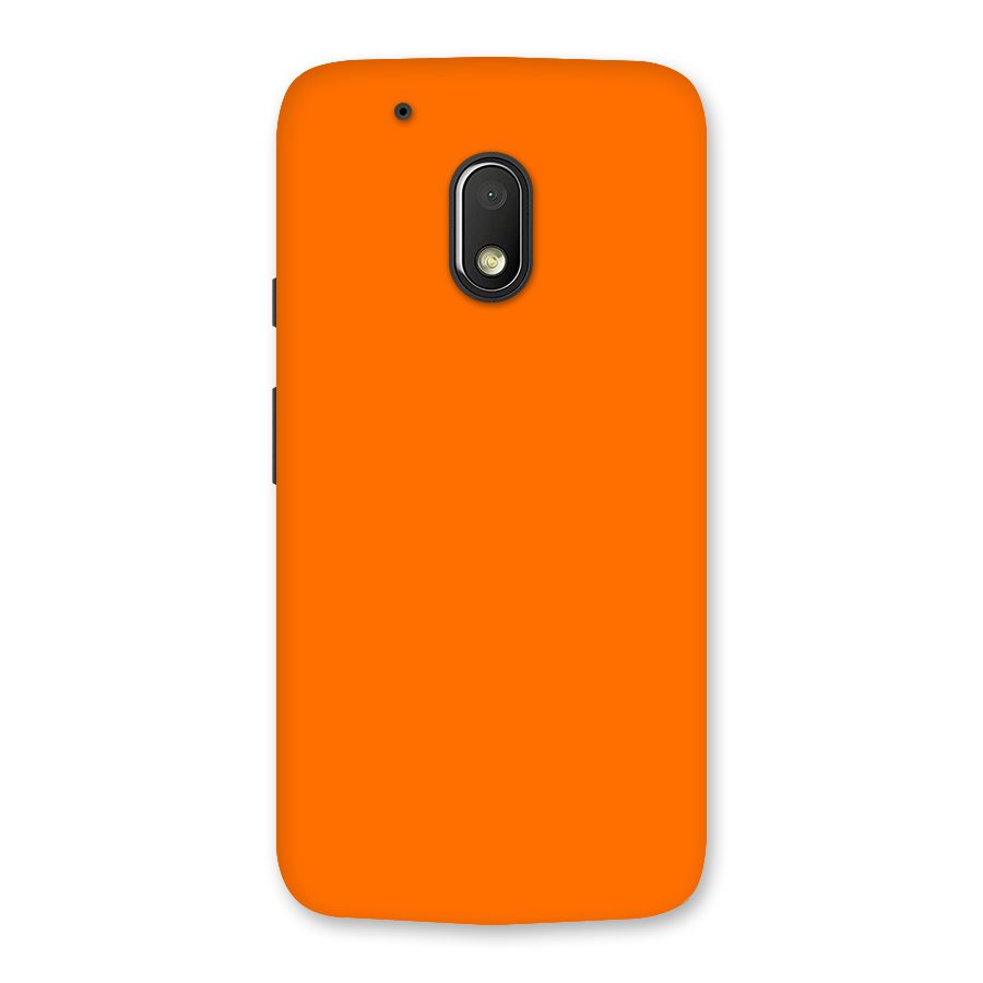 Mac Orange Back Case for Moto G4 Play