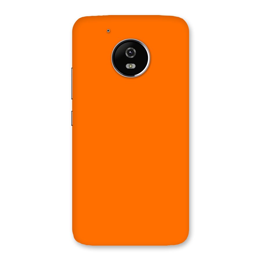 Mac Orange Back Case for Moto G5