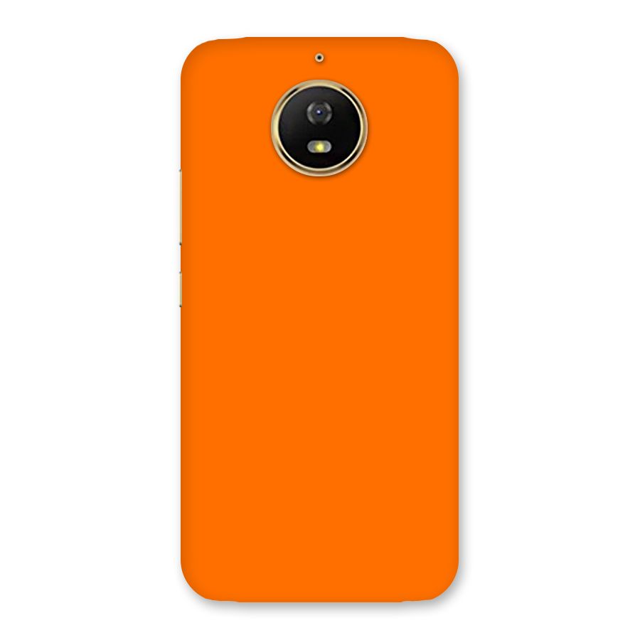 Mac Orange Back Case for Moto G5s