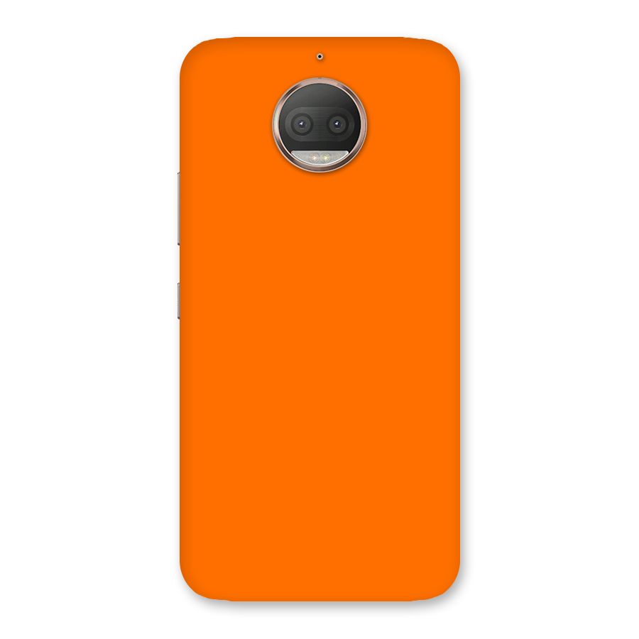 Mac Orange Back Case for Moto G5s Plus