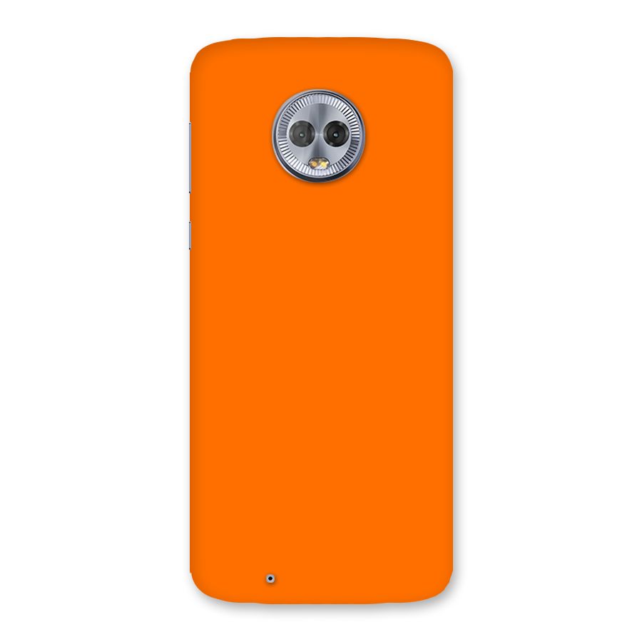 Mac Orange Back Case for Moto G6