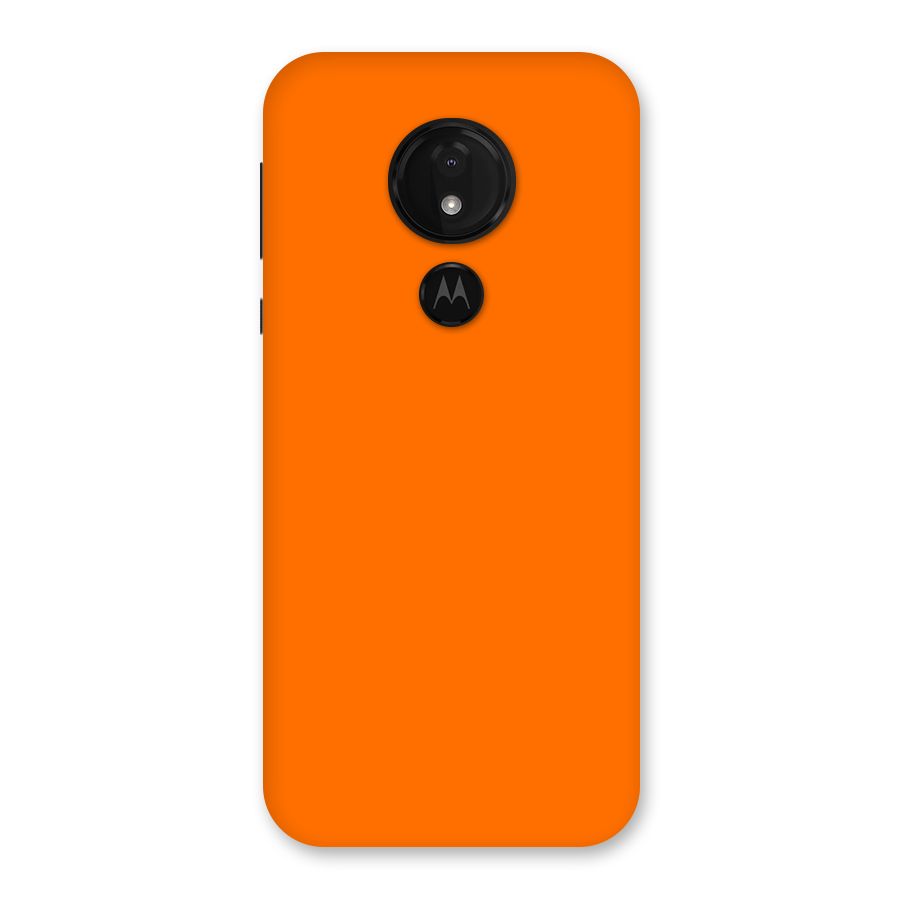 Mac Orange Back Case for Moto G7 Power