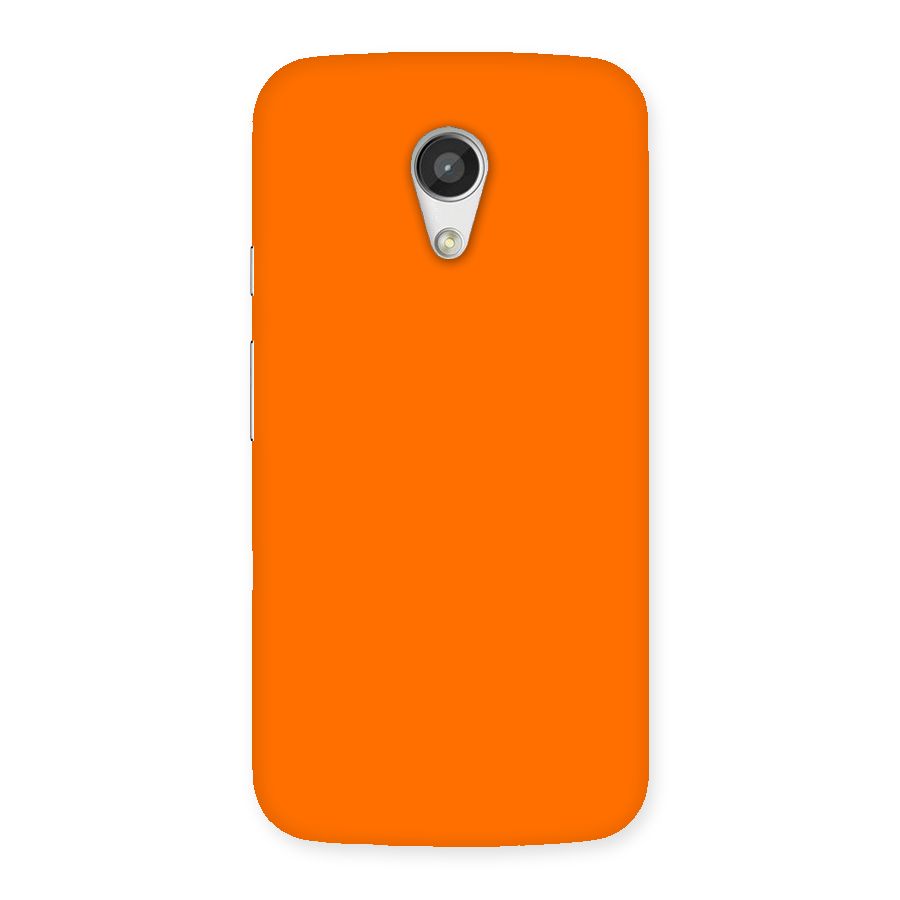 Mac Orange Back Case for Moto G 2nd Gen