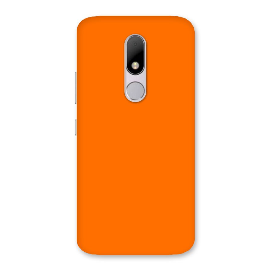 Mac Orange Back Case for Moto M