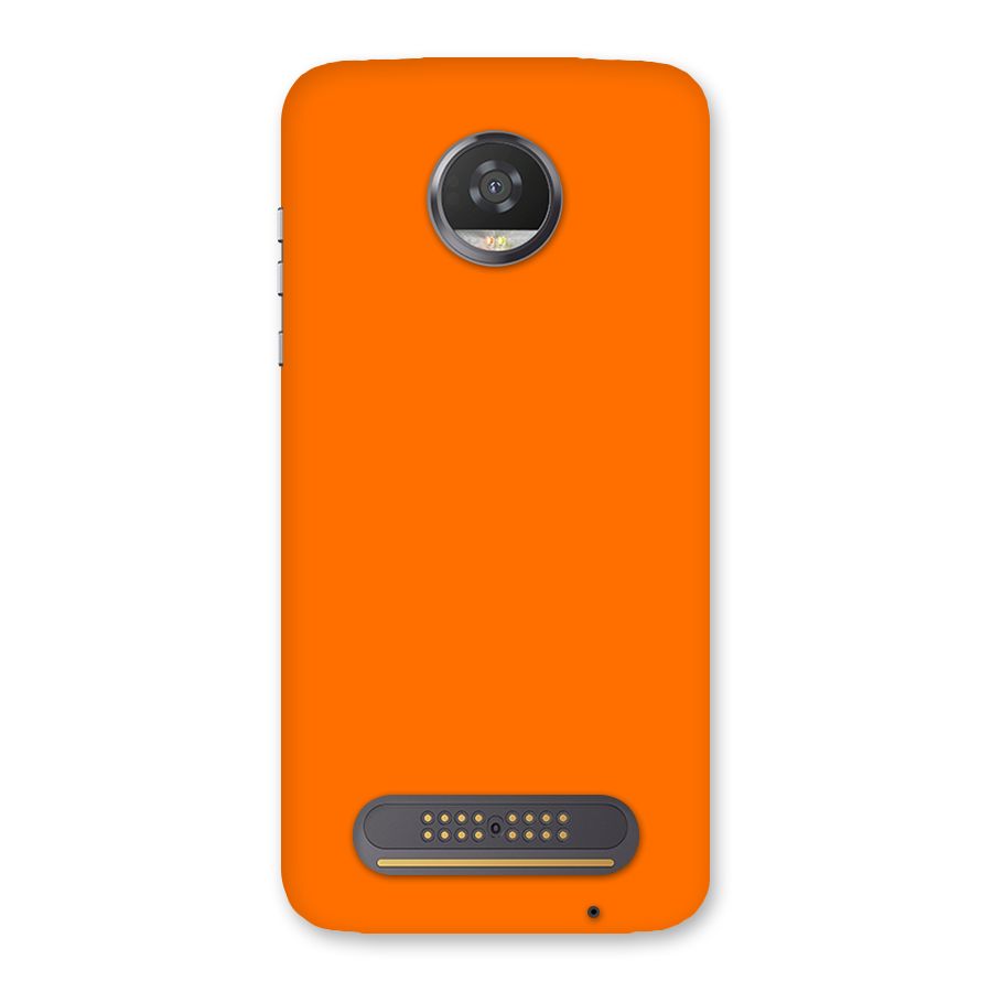 Mac Orange Back Case for Moto Z2 Play