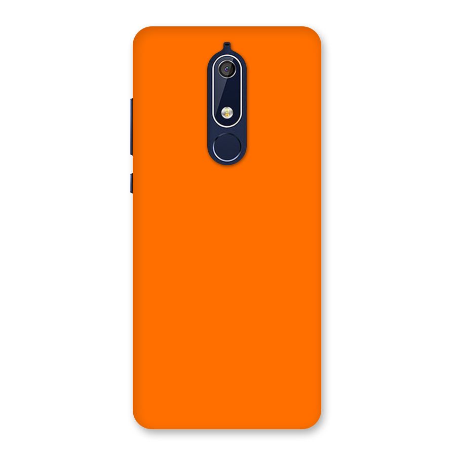 Mac Orange Back Case for Nokia 5.1