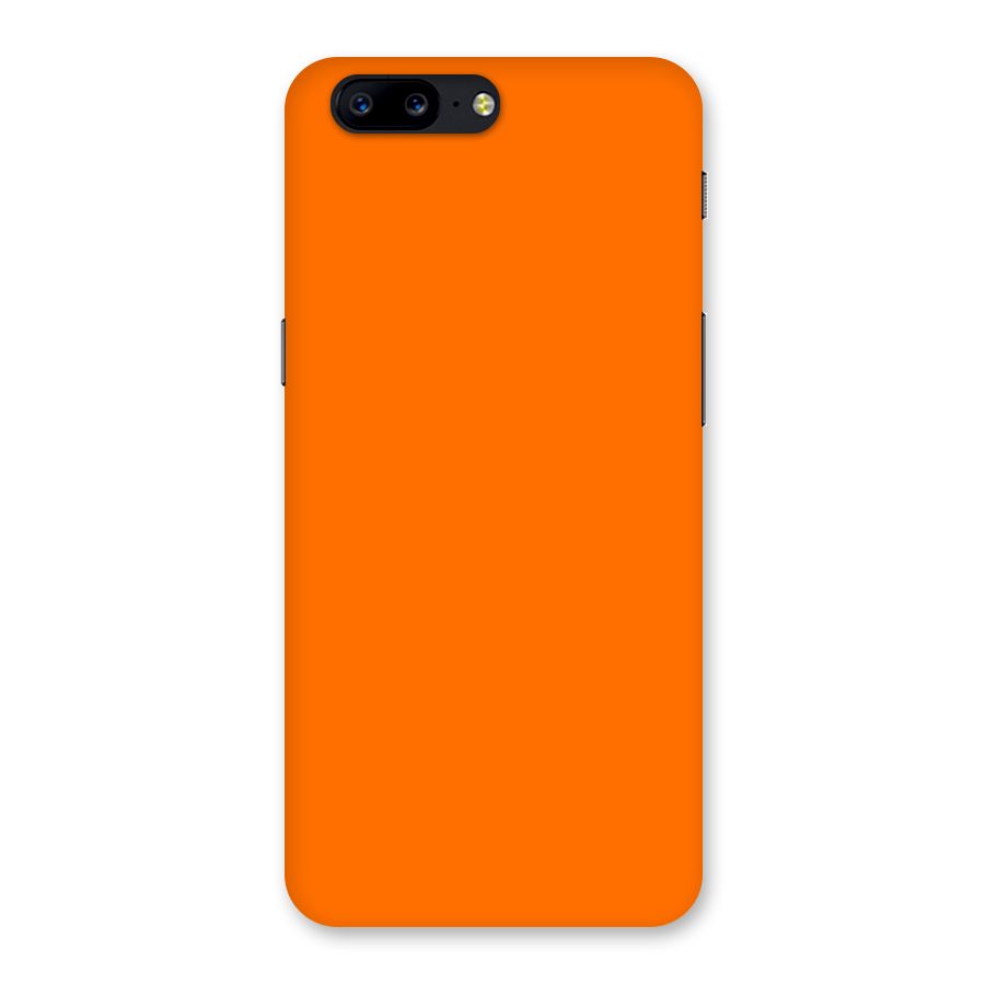 Mac Orange Back Case for OnePlus 5