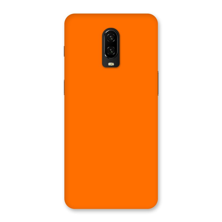 Mac Orange Back Case for OnePlus 6T