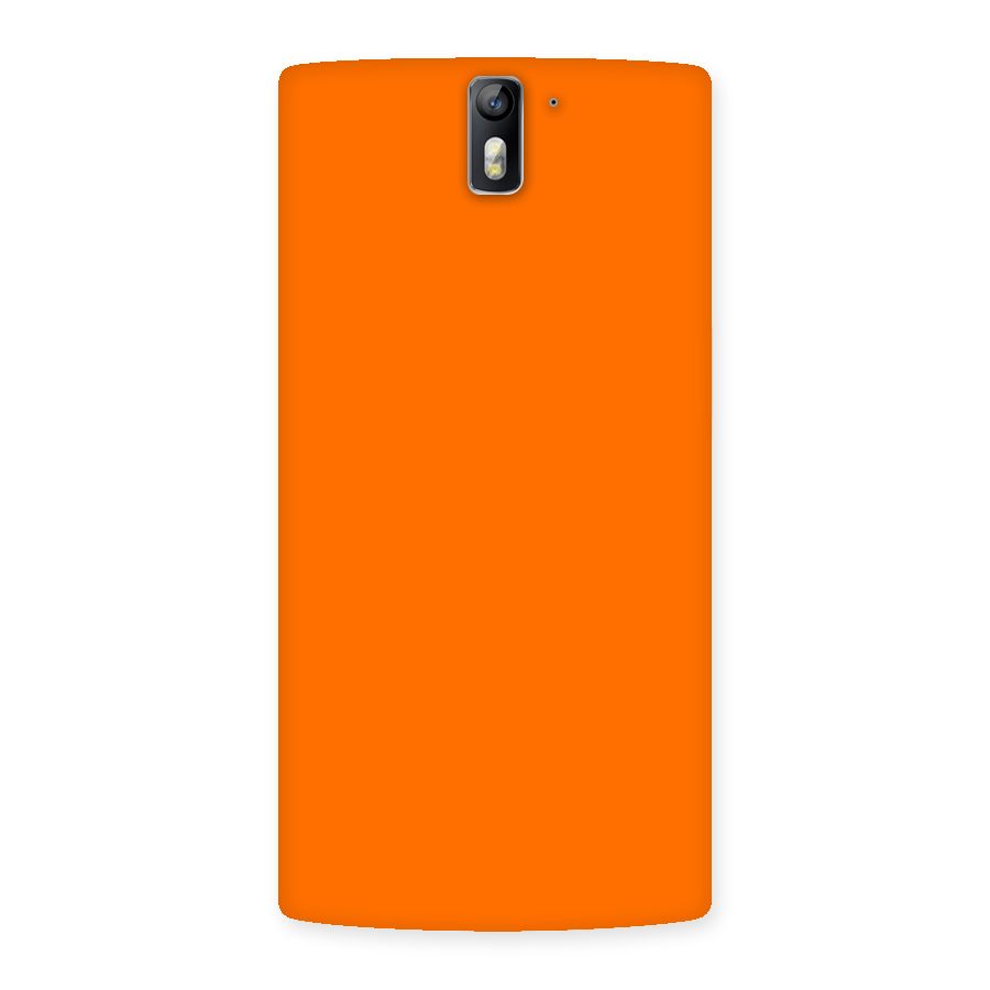 Mac Orange Back Case for One Plus One