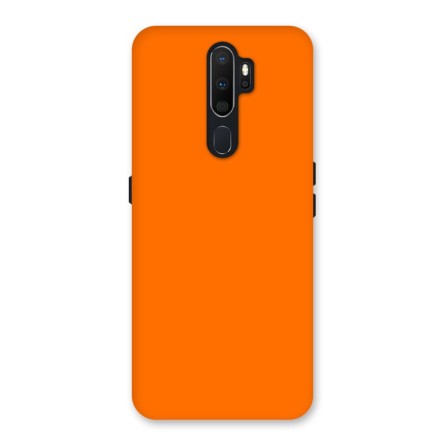 Mac Orange Back Case for Oppo A5 (2020)