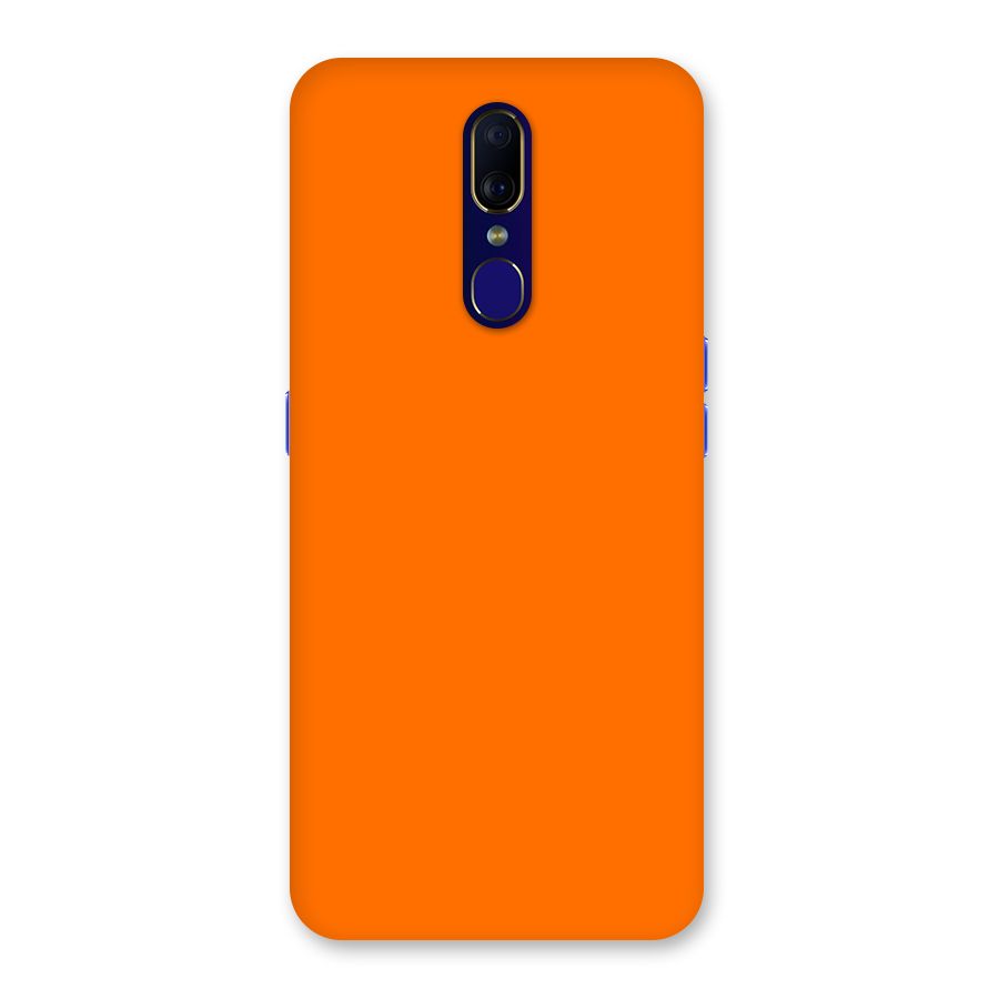 Mac Orange Back Case for Oppo F11