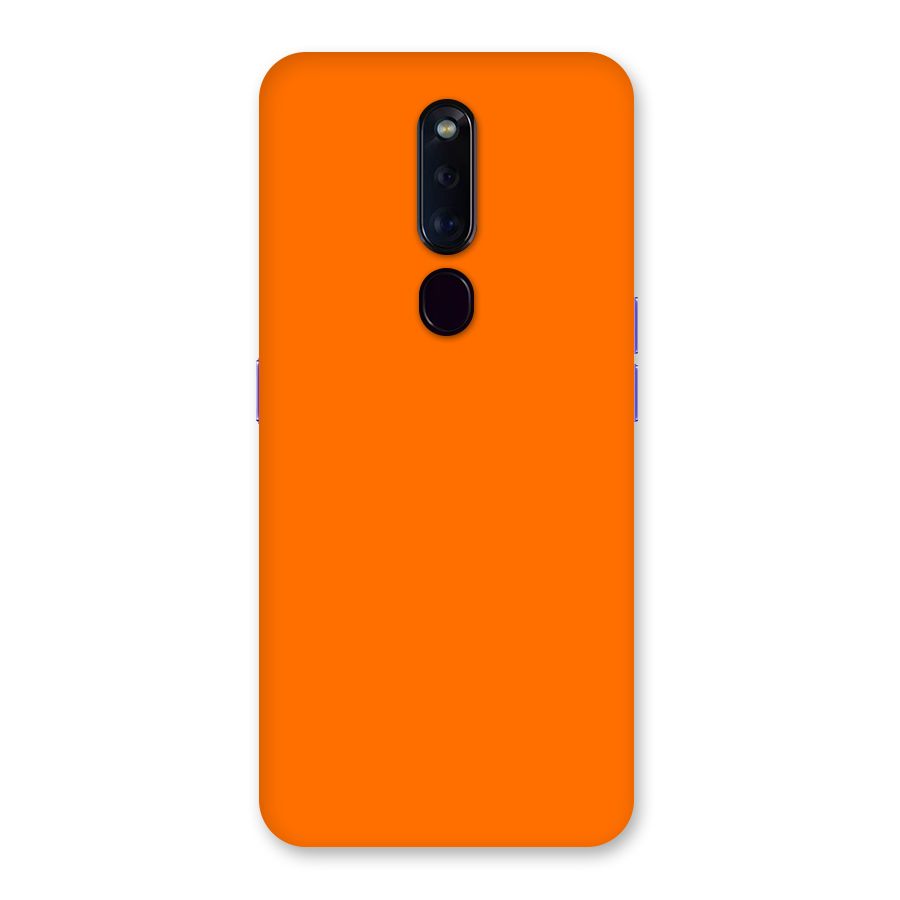 Mac Orange Back Case for Oppo F11 Pro