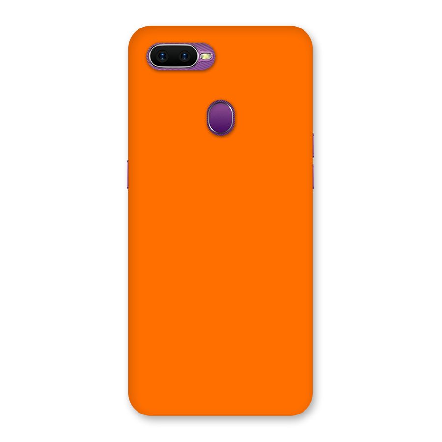 Mac Orange Back Case for Oppo F9