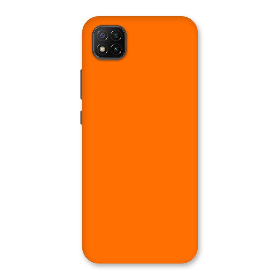Mac Orange Back Case for Poco C3